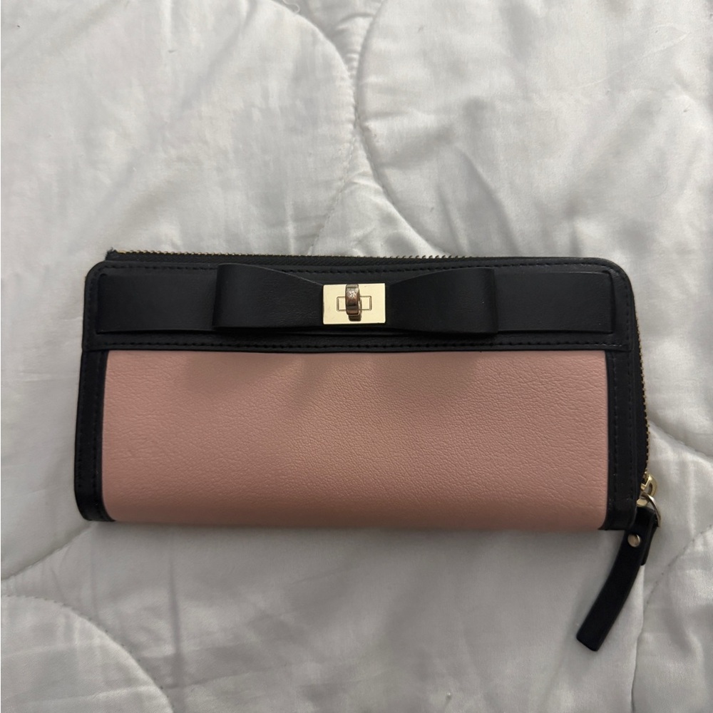Kate Spade Pink and Black Women's Wallet